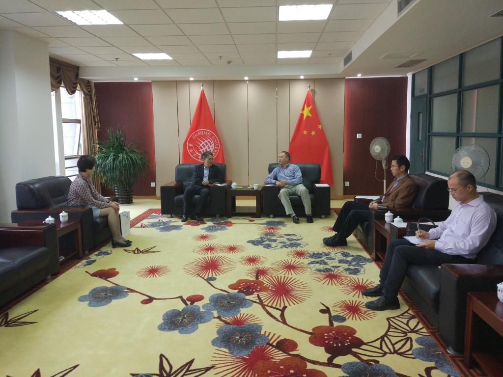 曾路副校长会见辅仁大学李天行副校长一行 曾路副校长会见辅仁大学李天行副校长一行